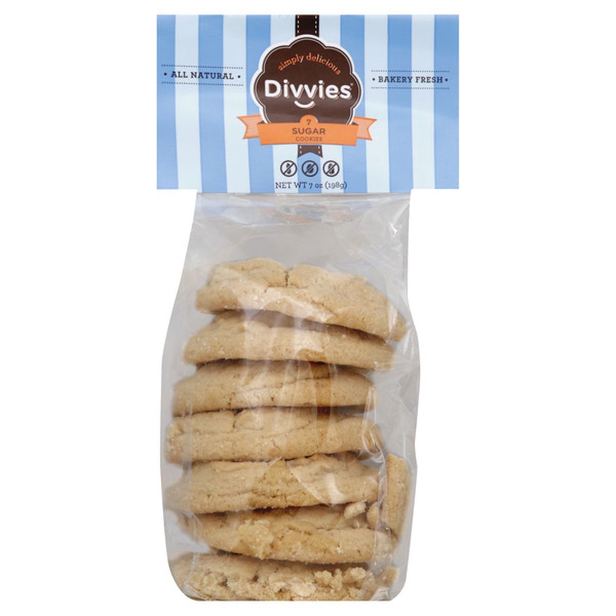 Buy Divvies Cookies Sugar - it's vegetarian, pescataria, vegan, plant ...