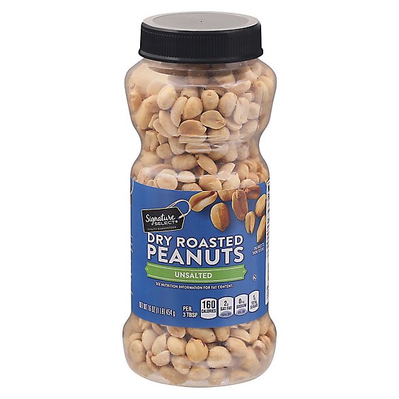 Signature Select Peanuts Dry Roasted Unsalted Nutrition & Ingredients