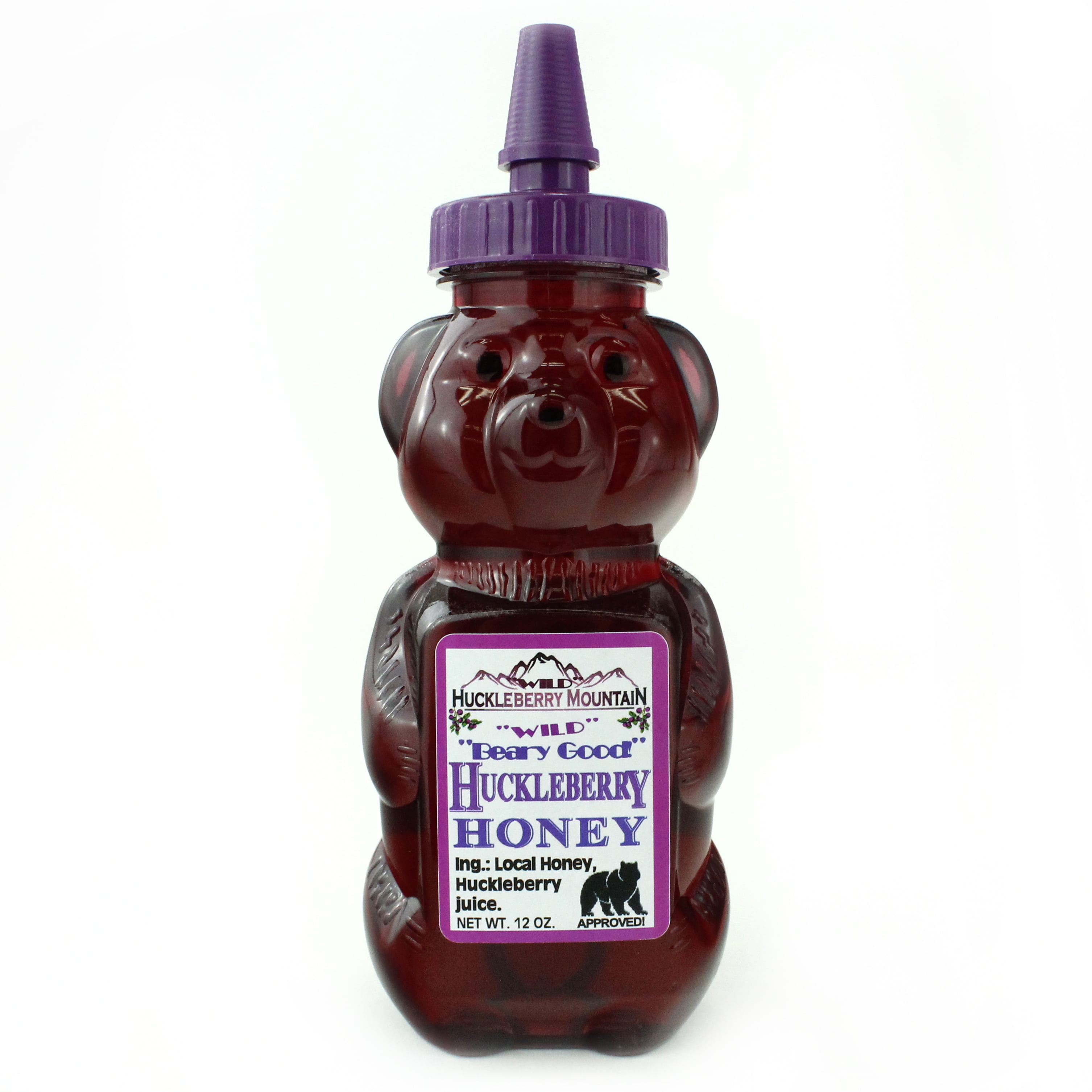 Buy Wild Huckleberry Mountain Huckleberry Honey Bear - it's keto, paleo ...
